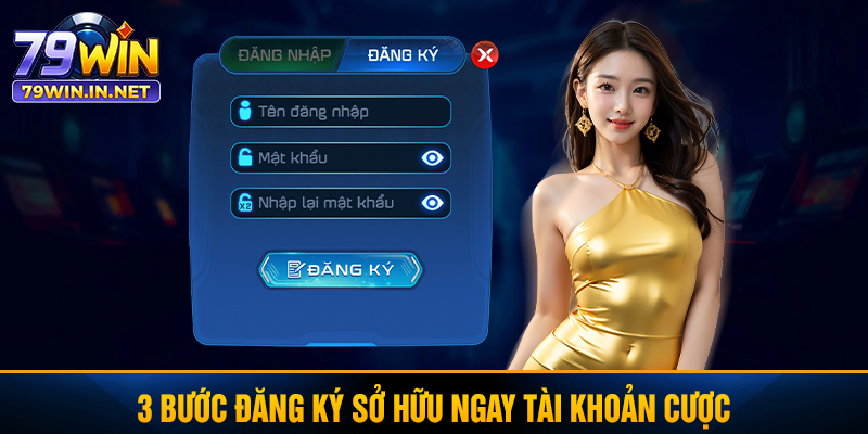 3 bước đăng ký sở hữu ngay tài khoản cược
