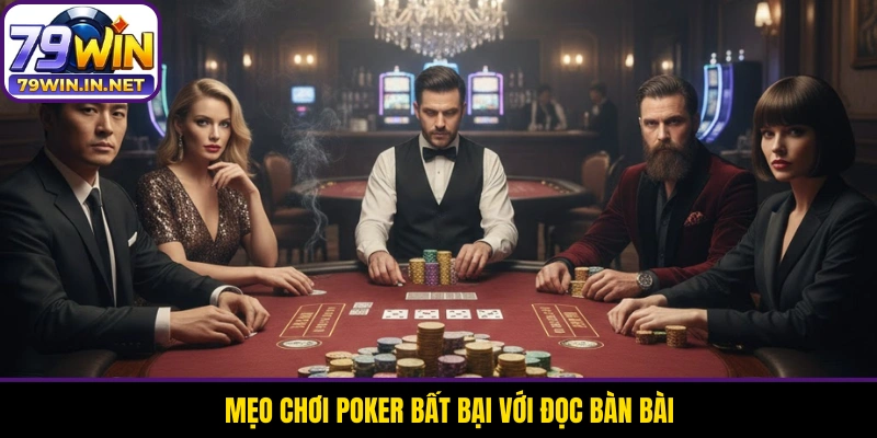 Mẹo chơi Poker bất bại với đọc bàn bài Mẹo chơi Poker bất bại với đọc bàn bài